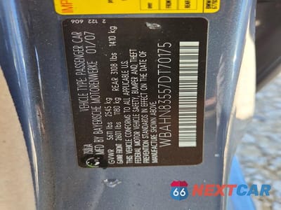 Zdjęcie 13 z 13 samochodu: 2007 BMW 750 VIN:WBAHN83557DT70175 - miniatura