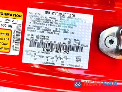 Zdjęcie 12 z 12 samochodu: 2026 FORD MUSTANG VIN:1FAGP8UH0T5110973 - miniatura