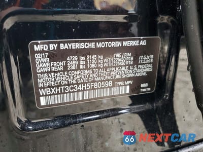 Zdjęcie 12 z 12 samochodu: 2017 BMW X1 XDRIVE28I VIN:WBXHT3C34H5F80598 - miniatura