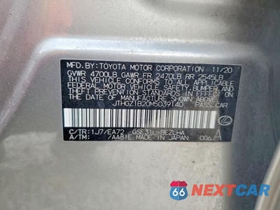 Zdjęcie 13 z 13 samochodu: 2021 LEXUS IS 350 F SPORT VIN:JTHGZ1B20M5039140 - miniatura