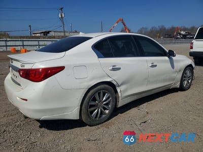 Trzecie zdjęcie samochodu z tyłu: 2015 INFINITI Q50 PREMIUM VIN:JN1BV7AR5FM405811 - miniatura