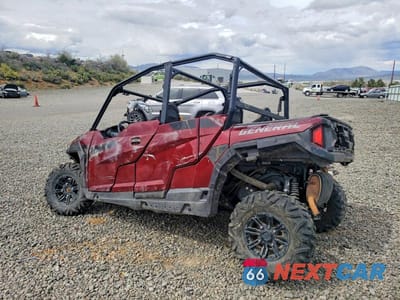 Trzecie zdjęcie samochodu z tyłu: 2021 POLARIS GENERAL UTILITY VEHICLE VIN:3NSG4D99XMH209977 - miniatura