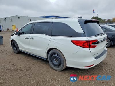 Drugie zdjęcie samochodu z przodu: 2022 HONDA ODYSSEY EXL VIN:5FNRL6H62NB504469 - miniatura
