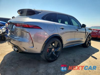 Trzecie zdjęcie samochodu z tyłu: 2022 JAGUAR F-PACE SVR VIN:SADCZ2EEXNA692955 - miniatura