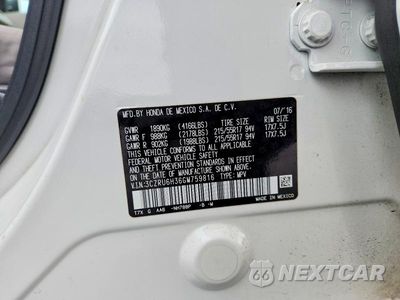Zdjęcie 14 z 14 samochodu: 2016 HONDA HR-V LX VIN:3CZRU6H36GM759816 - miniatura