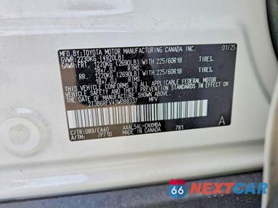 Zdjęcie 13 z 13 samochodu: 2025 TOYOTA RAV4 HYBRID XLE PREMIUM VIN:2T3B6RFV4SW088337 - miniatura