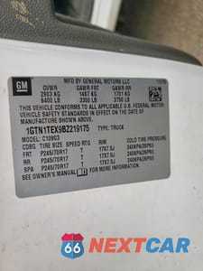 Zdjęcie 12 z 12 samochodu: 2011 GMC SIERRA C1500 VIN:1GTN1TEX9BZ219175 - miniatura