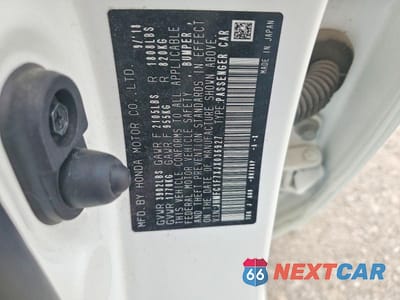 Zdjęcie 12 z 12 samochodu: 2018 HONDA CIVIC EXL VIN:JHMFC1F7XJX036927 - miniatura