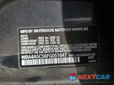 Zdjęcie 12 z 12 samochodu: 2015 BMW 428 I GRAN COUPE VIN:WBA4A5C56FG051647 - miniatura