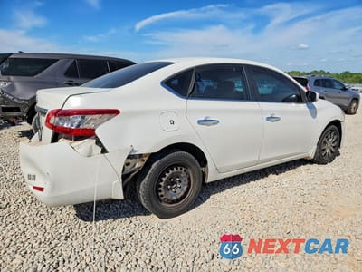 Trzecie zdjęcie samochodu z tyłu: 2014 NISSAN SENTRA SV VIN:3N1AB7AP5EL607625 - miniatura