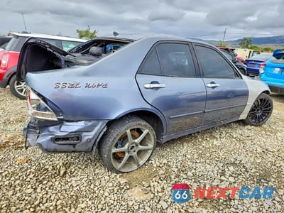 Trzecie zdjęcie samochodu z tyłu: 2004 LEXUS IS 300 VIN:JTHBD192840085973 - miniatura