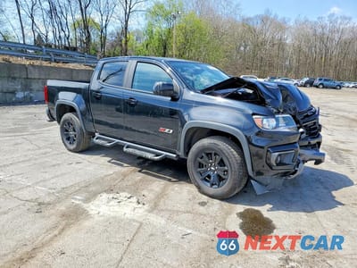 Czwarte zdjęcie samochodu z boku: 2021 CHEVROLET COLORADO Z71 VIN:1GCGTDEN7M1104423 - miniatura