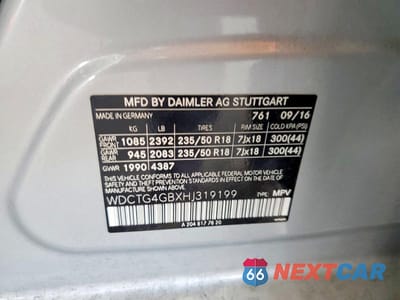 Zdjęcie 13 z 13 samochodu: 2017 MERCEDES-BENZ GLA 250 4MATIC VIN:WDCTG4GBXHJ319199 - miniatura