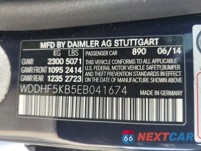 Zdjęcie 12 z 12 samochodu: 2014 MERCEDES-BENZ E 350 VIN:WDDHF5KB5EB041674 - miniatura