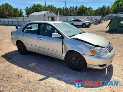 Czwarte zdjęcie samochodu z boku: 2003 TOYOTA COROLLA LE VIN:2T1BR32E03C057849 - miniatura
