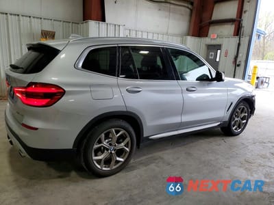 Trzecie zdjęcie samochodu z tyłu: 2021 BMW X3 XDRIVE30I VIN:5UXTY5C06M9H60936 - miniatura