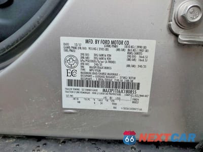Zdjęcie 13 z 13 samochodu: 2018 FORD ECOSPORT SE VIN:MAJ3P1TE6JC180855 - miniatura