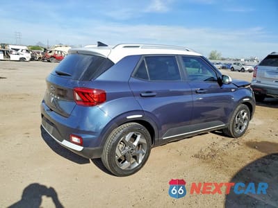 Trzecie zdjęcie samochodu z tyłu: 2022 HYUNDAI VENUE LIMITED VIN:KMHRC8A35NU141048 - miniatura