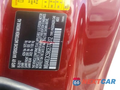 Zdjęcie 12 z 12 samochodu: 2012 BMW 328 I VIN:WBAKE3C58CE770812 - miniatura