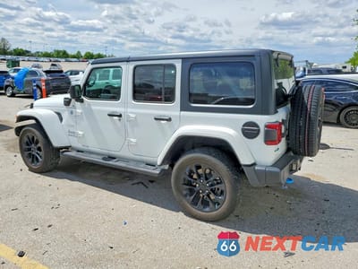 Drugie zdjęcie samochodu z przodu: 2023 JEEP WRANGLER SAHARA 4XE VIN:1C4JJXP62PW583439 - miniatura
