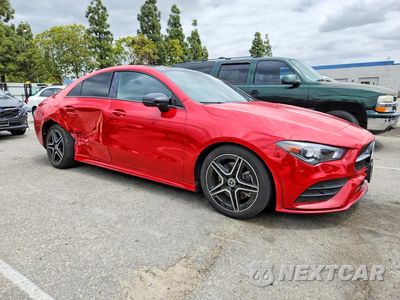 Czwarte zdjęcie samochodu z boku: 2020 MERCEDES-BENZ CLA 250 VIN:WDD5J4GB5LN020520 - miniatura
