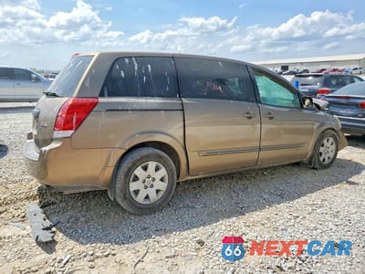 Trzecie zdjęcie samochodu z tyłu: 2004 NISSAN QUEST 3.5 S VIN:5N1BV28U44N322920 - miniatura