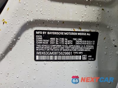 Zdjęcie 12 z 12 samochodu: 2026 BMW X2 XDRIVE28I VIN:WBX63GM08T5629861 - miniatura
