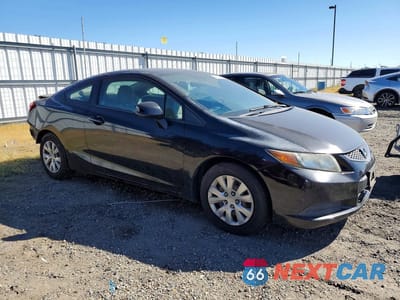 Czwarte zdjęcie samochodu z boku: 2012 HONDA CIVIC LX VIN:2HGFG3B51CH525022 - miniatura