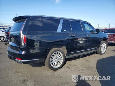 Trzecie zdjęcie samochodu z tyłu: 2021 CADILLAC ESCALADE VIN:1GYS3JKL6MR238346 - miniatura