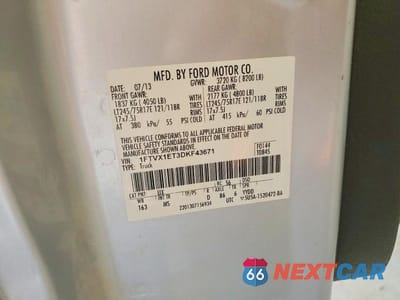 Zdjęcie 12 z 12 samochodu: 2013 FORD F150 SUPER CAB VIN:1FTVX1ET3DKF43671 - miniatura