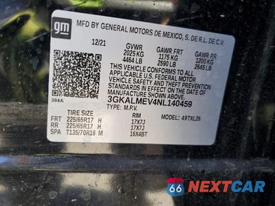 Zdjęcie 13 z 13 samochodu: 2022 GMC TERRAIN SLE VIN:3GKALMEV4NL140459 - miniatura
