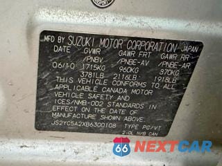 Zdjęcie 12 z 12 samochodu: 2011 SUZUKI SX4 LE VIN:JS2YC5A2XB6300108 - miniatura