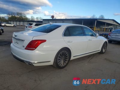 Trzecie zdjęcie samochodu z tyłu: 2019 GENESIS G90 ULTIMATE VIN:KMTF54JH2KU054582 - miniatura