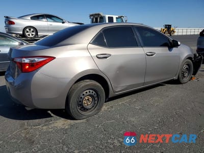 Trzecie zdjęcie samochodu z tyłu: 2014 TOYOTA COROLLA LE VIN:2T1BURHE2EC099144 - miniatura