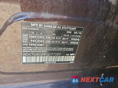 Zdjęcie 13 z 13 samochodu: 2016 MERCEDES-BENZ GLA 250 4MATIC VIN:WDCTG4GB4GJ197289 - miniatura