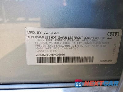 Zdjęcie 12 z 12 samochodu: 2014 AUDI A8 L QUATTRO VIN:WAUR2AFD7EN005950 - miniatura