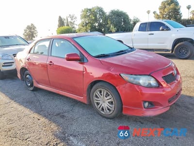 Czwarte zdjęcie samochodu z boku: 2009 TOYOTA COROLLA S VIN:1NXBU40E59Z080879 - miniatura