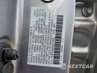 Zdjęcie 12 z 12 samochodu: 2021 HONDA CR-V EXL VIN:7FART6H82ME019429 - miniatura