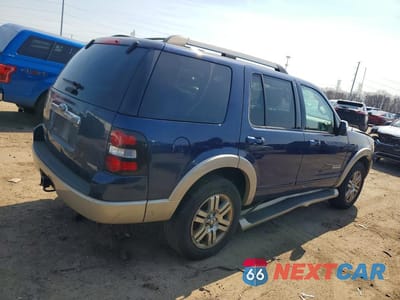 Trzecie zdjęcie samochodu z tyłu: 2007 FORD EXPLORER EDDIE BAUER VIN:1FMEU64E47UB43051 - miniatura