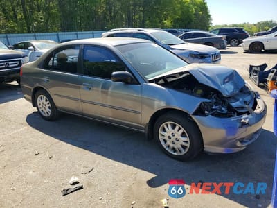 Czwarte zdjęcie samochodu z boku: 2005 HONDA CIVIC LX VIN:2HGES16535H526491 - miniatura