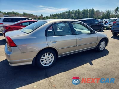 Trzecie zdjęcie samochodu z tyłu: 2004 HONDA CIVIC LX VIN:1HGES16564L018811 - miniatura