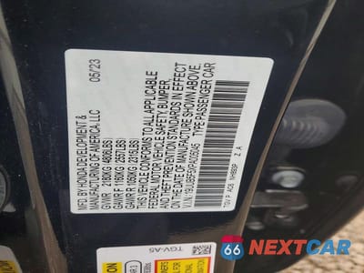 Zdjęcie 12 z 12 samochodu: 2023 ACURA TLX TECH A VIN:19UUB5F5XPA005045 - miniatura