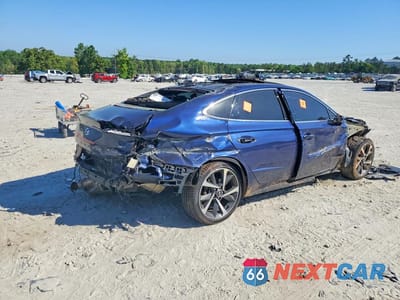 Trzecie zdjęcie samochodu z tyłu: 2022 HYUNDAI SONATA SEL PLUS VIN:5NPEJ4J29NH138835 - miniatura