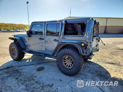Drugie zdjęcie samochodu z przodu: 2015 JEEP WRANGLER UNLIMITED SAHARA VIN:1C4HJWEG8FL526442 - miniatura