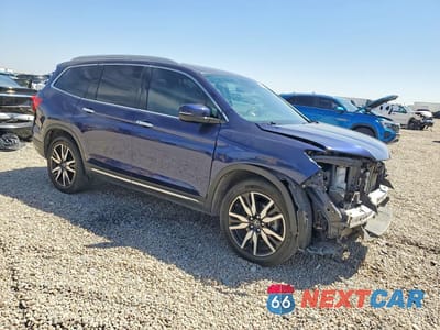 Czwarte zdjęcie samochodu z boku: 2022 HONDA PILOT ELITE VIN:5FNYF6H01NB045854 - miniatura