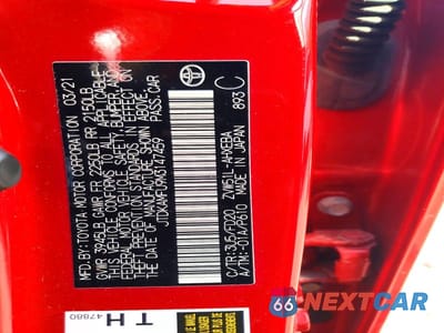 Zdjęcie 13 z 13 samochodu: 2021 TOYOTA PRIUS LE VIN:JTDKAMFU9M3147459 - miniatura