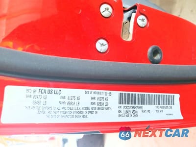 Zdjęcie 12 z 12 samochodu: 2019 DODGE CHALLENGER SRT HELLCAT VIN:2C3CDZC99KH750001 - miniatura
