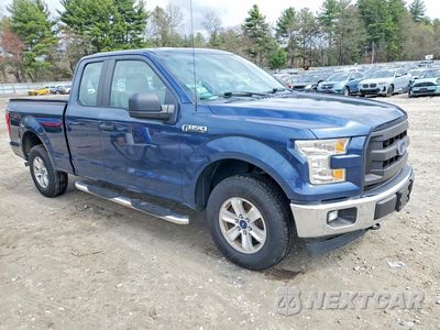 Czwarte zdjęcie samochodu z boku: 2017 FORD F150 SUPER CAB VIN:1FTEX1E83HFB38128 - miniatura