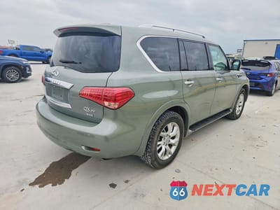 Trzecie zdjęcie samochodu z tyłu: 2012 INFINITI QX56 BASE VIN:JN8AZ2NEXC9018990 - miniatura