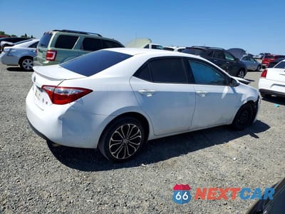 Trzecie zdjęcie samochodu z tyłu: 2015 TOYOTA COROLLA S PLUS VIN:5YFBURHEXFP340529 - miniatura